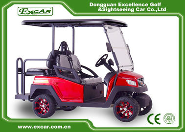 4 Seater Red Electric Golf Carts club car 4 seater electric golf cart